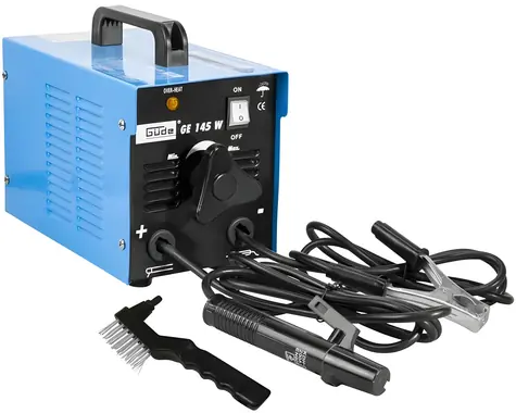 Güde GE145W/A / Elektrodenschweißgerät / MMA / 40-100 A / Elektroden 2,0-3,2 mm
