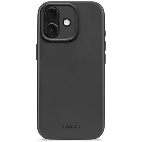 Decoded Leder-Rückseite für Apple iPhone 17, schwarz / Handyhülle / Leder