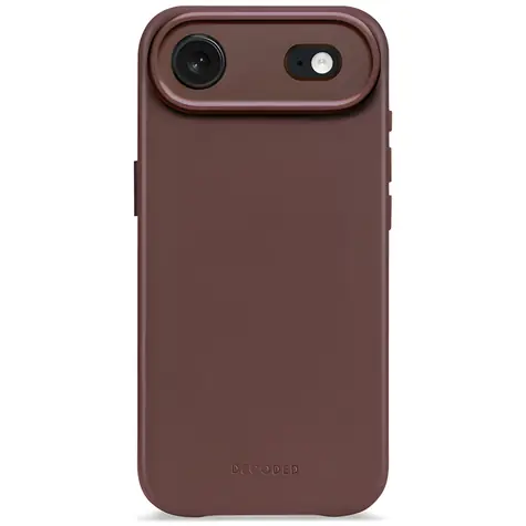 Decoded Leder-Rückseite für Apple iPhone 17 Air, Schokoladenbraun / Handyhülle / Leder