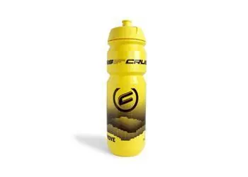 Crussis Fahrradflasche gelb / Fahrradflasche / 750 ml