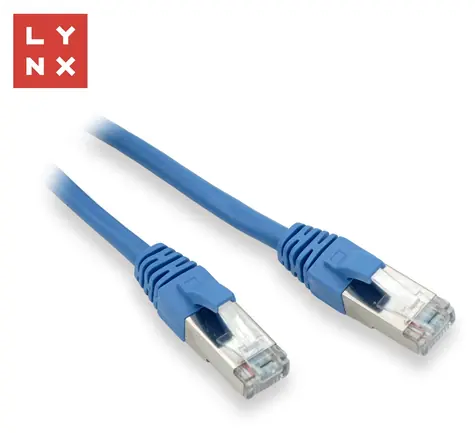 Lynx FTP Patchkabel Cat5e blau / Patchkabel / 3 m / CCA
