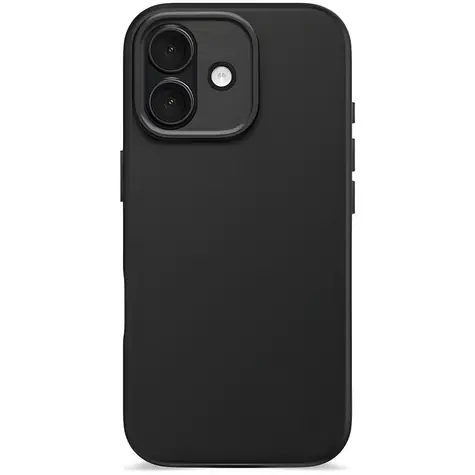 Decoded Antimikrobielle Silikon-Rückseite für iPhone 17, schwarz / Schutzhülle / Silikon / Antimikrobiell