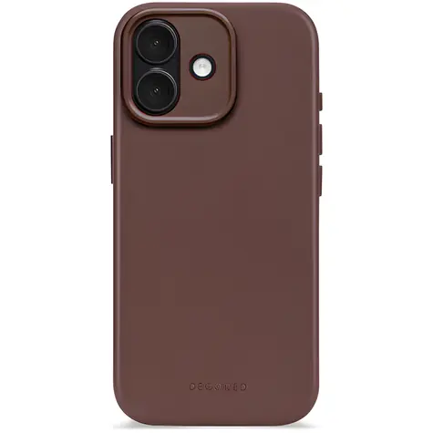 Decoded Leder-Rückseite für Apple iPhone 17, Schokoladenbraun / Handyhülle / Leder