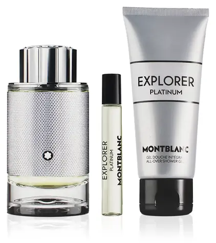 Montblanc Explorer Platinum Eau de Parfum 100 ml ~ Eau de Parfum 100 ml + Duschgel 100 ml