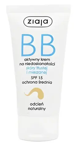 Ziaja BB Cream für fettige und Mischhaut, 50 ml, natürlich