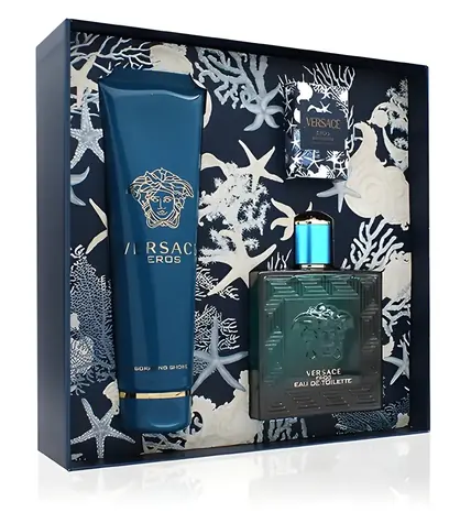 Versace Eros Eau de Toilette 100 ml ~ Eau de Toilette 100 ml + Duschgel 150 ml + Eau de Toilette 5 ml