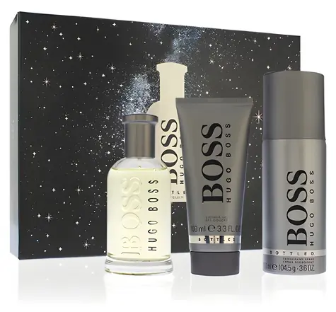 Hugo Boss Boss Eau de Toilette 100 ml (Flasche) ~ Eau de Toilette 100 ml + Duschgel 100 ml + Deospray 150 ml