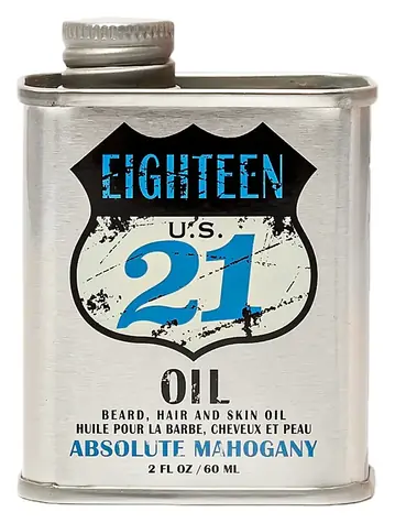 18.21 Man Made Bart-, Haar- & Hautöl Absolute Mahogany Mehrzweck-Bartöl 60 ml