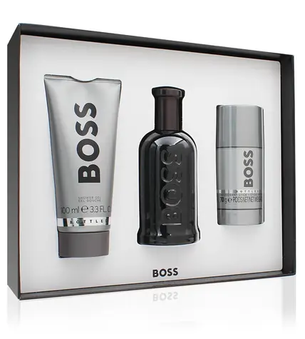 Hugo Boss Boss Parfum in Flaschenform, 100 ml (Parfüm 100 ml + Duschgel 100 ml + Deodorant 75 ml)
