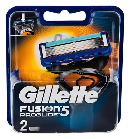 Gillette Fusion5 Proglide Ersatzscherköpfe, 2 Stück