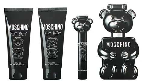 Moschino Toy Boy Eau de Parfum 100 ml ~ Eau de Parfum 100 ml + Aftershave-Balsam 100 ml + Duschgel 100 ml