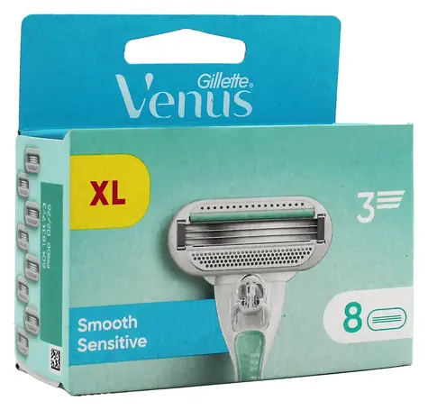 Gillette Venus Smooth Sensitive Ersatzköpfe, 8 Stück