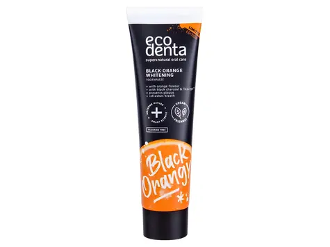 Ecodenta Zahnpasta Schwarz-Orange Aufhellende Zahnpasta 100 ml