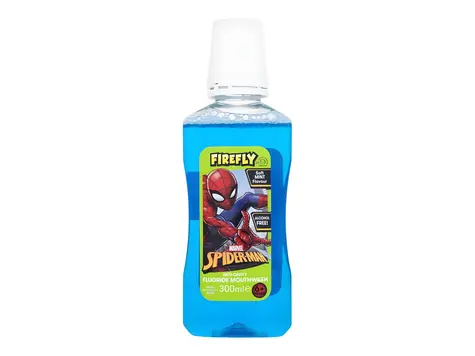 MARVEL Spiderman Firefly Mundspülung mit Fluorid gegen Karies, 300 ml