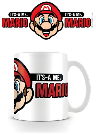 PYRAMID Becher Super Mario (Ich bin's, Mario) / Keramikbecher / 315 ml / Spülmaschinen- und mikrowellengeeignet