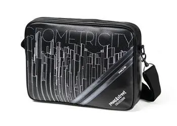 NGS Geometricity schwarz / Laptoptasche / 13,3" / PVC / 570 g