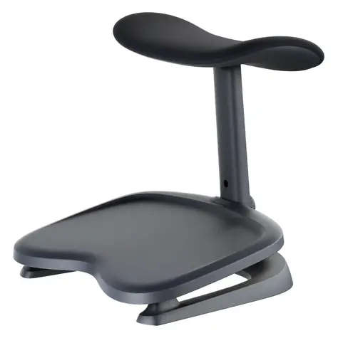 LiberNovo StepSync Midnight Black / Fußstütze / ergonomische Neigung 10° / Höhe 7 oder 12 cm