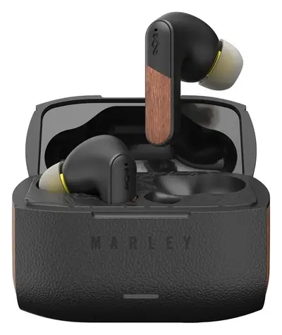 Marley Trenchtown ANC - Signature Black / Kabellose In-Ear-Kopfhörer mit Mikrofon / ANC / IPX5 / bis zu 24 Stunden Akkulaufzeit