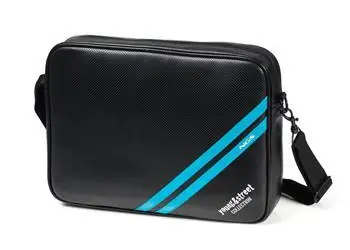 NGS Radical Street Design Messenger-Tasche, schwarz / Laptoptasche / bis zu 13,3 Zoll / PVC / 570 g
