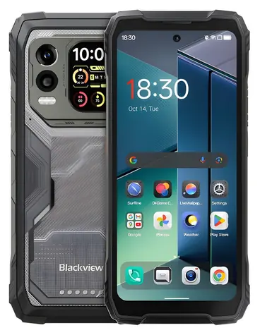 Blackview XPLORE 1 PRO 12+256GB Schwarz / Robustes Smartphone / 6,78" FHD+ 120Hz / 64+20+50MP-Kamera / 20000mAh-Akku / Android 15