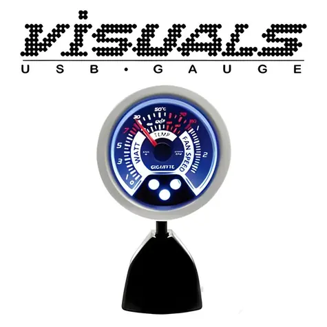 GIGABYTE VISUALS USB-Messgerät (GZ-PGAPB-01R) / PC-Zubehör / USB