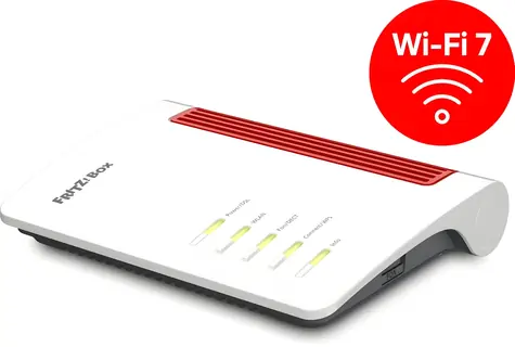 AVM FRITZ! Box 7630 weiß / Router / Wi-Fi 7 / 3600 Mbit/s / 4X LAN / 1x USB 3.2 Gen2 / Firewall