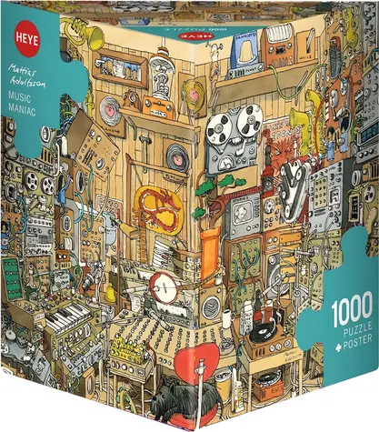 HEYE Puzzle Music Maniac / 1000 Teile / 70 x 50 cm