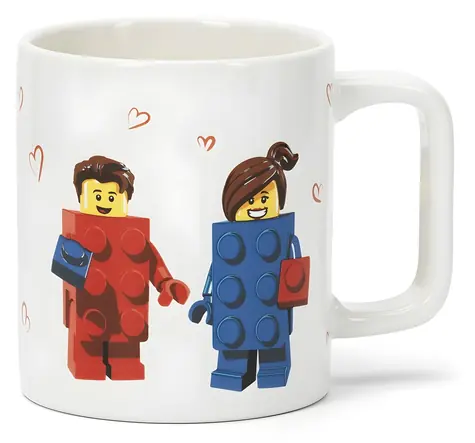 Lego -Tasse Liebe / Tasse / Keramik / 300 ml