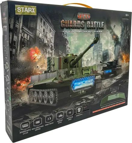 STARX Battlefield RC-Panzer-Set / 2,4 GHz / ab 8 Jahren