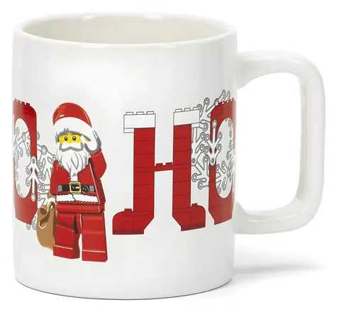 Lego Weihnachtsmann-Tasse / Becher / Keramik / 300 ml