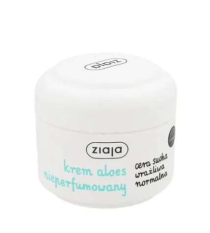 Ziaja Aloe Feuchtigkeitsspendende Gesichtscreme, unparfümiert, 50 ml