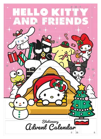 PYRAMID Adventskalender Hello Kitty und Freunde V2 / Adventskalender / Schreibwaren / lizenziertes Design