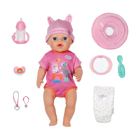Zapf Creation BABY geborene Emma Puppe mit magischer Hand / 43 cm / ab 3 Jahren