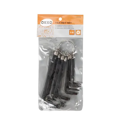 OKKO TORX-Schlüsselset, 8-teilig / Schlüsselset / TORX / 8-teilig