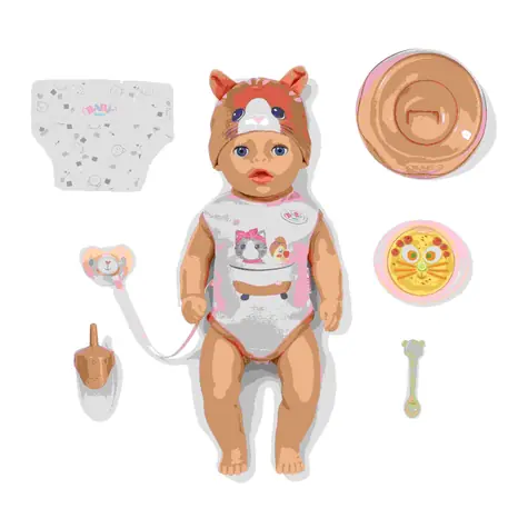 Zapf Creation Puppe BABY geboren Lena Katze / 36 cm / ab 12 Monaten