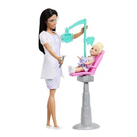 Mattel Barbie Zahnärztin (Brünette) / Berufsspielset / ab 3 Jahren