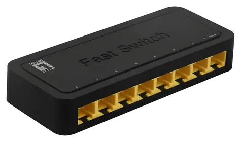 LevelOne FEU-0812 (FEU-0812NEUVERSION) / Switch / 8x Fast Ethernet / Unmanaged