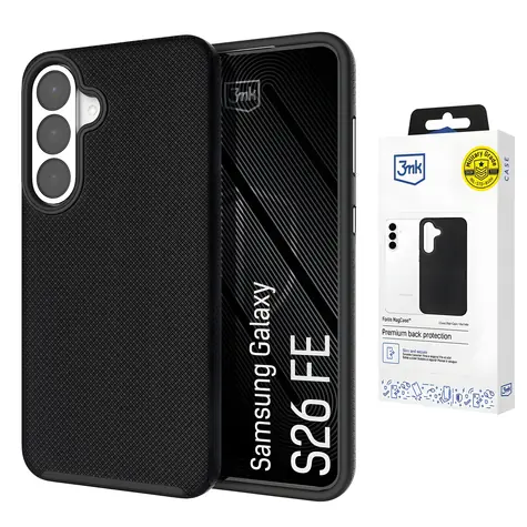 3mk Fortis MagCase für Samsung Galaxy S26 FE, schwarz / Schutzhülle / MagSafe