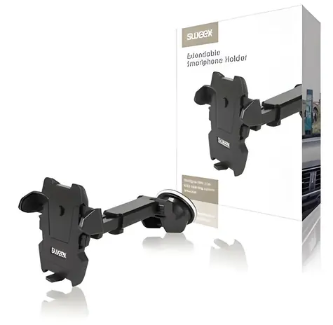 Sweex Universal-Autofenster-Handyhalterung schwarz / Autohalterung / universell