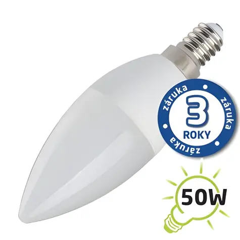 TIPA LED-Lampe E14 7W / C37 / kaltweiß