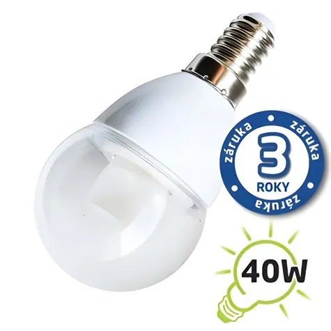 TIPA LED-Lampe G45 E14 5W / Warmweiß / Klar