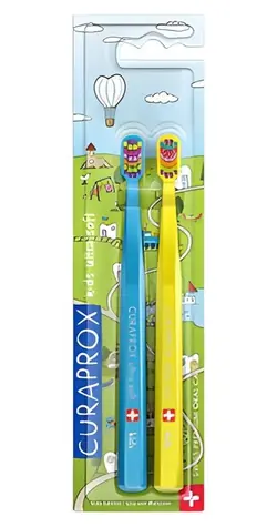 Curaprox CS Kids Duo Edition Kinderzahnbürste, 2 Stück