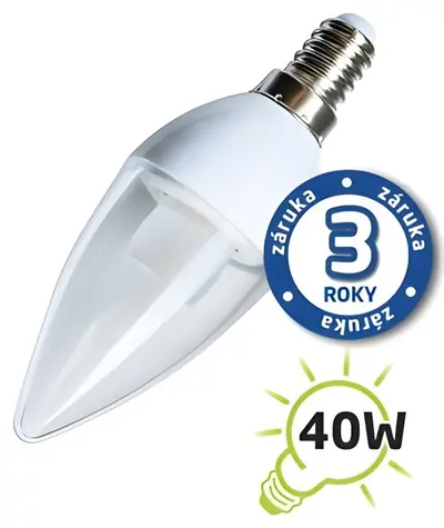 Tipa LED-Lampe C37 E14 5W / LED-Lampe / warmweiß / klar