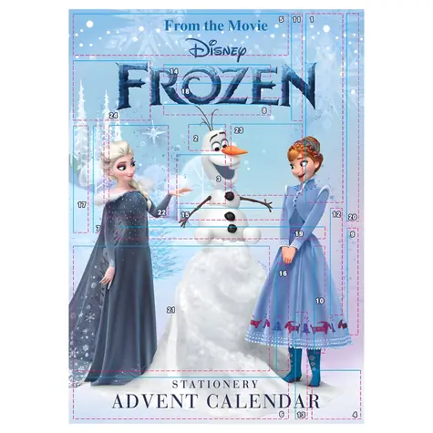 PYRAMID Adventskalender Frozen V2 / 24 Türchen / Schreibwaren / Lizenzdesign