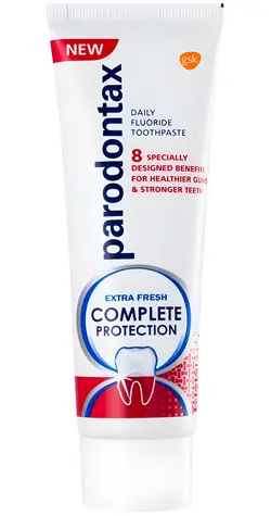 Parodontax Complete Protection Zahnpasta gegen Zahnfleischbluten für umfassenden Zahnschutz 75 ml