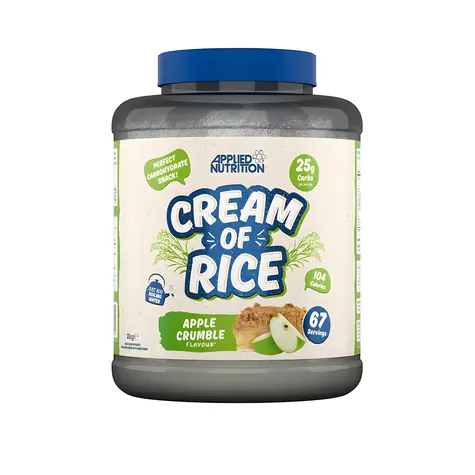 APPLIED NUTRITION Cremiger Reiskuchen mit Apfelgeschmack / Reisbrei / 2000 g / Vegan