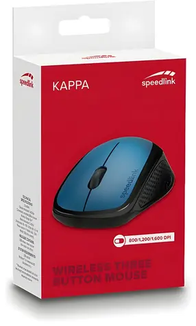 Speed Link KAPPA blue / Kabellose optische Maus