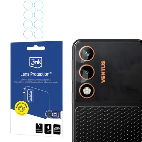 3MK Objektivschutz für MyPhone Hammer Ventus 5G / Kameraschutzglas / Hybridglas