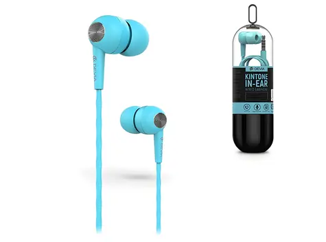 Devia Kintone Tuba blau / Kopfhörer / Mit Mikrofon / In-Ear / 3,5-mm-Klinkenstecker