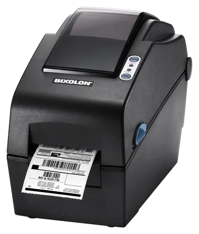 Bixolon SLP-DX223, dunkelgrau / Mobiler Etikettendrucker / DT / 203 dpi / Ethernet / Seriell / USB